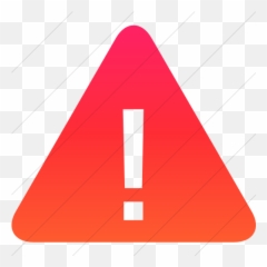 Iconsetc Simple Ios Orange Gradient Emoji,Ios Warning Sign Emoticon
