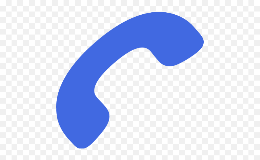 Royal Blue Phone 69 Icon - Royal Blue Color Phone Icon Emoji,69 Emoticon Iphone