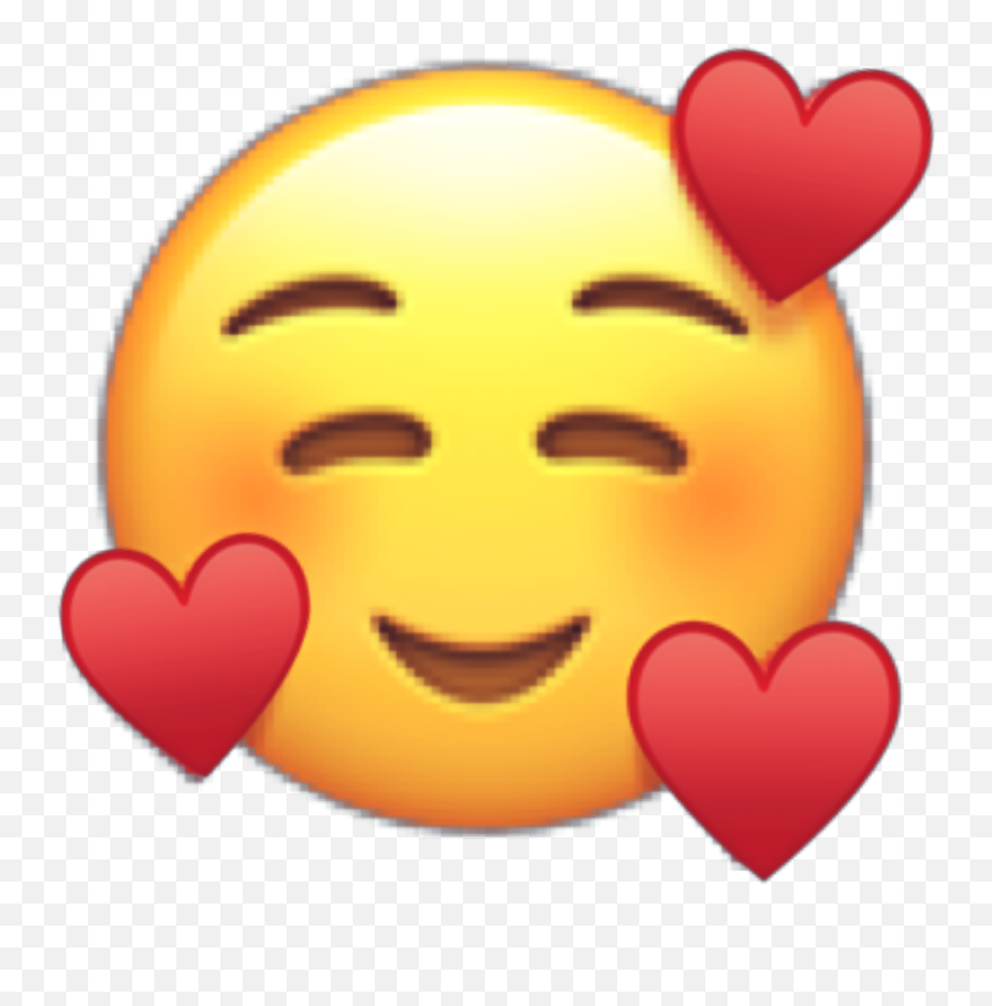 Herz Smily - Emoji Loving,Emoticons Kussmund