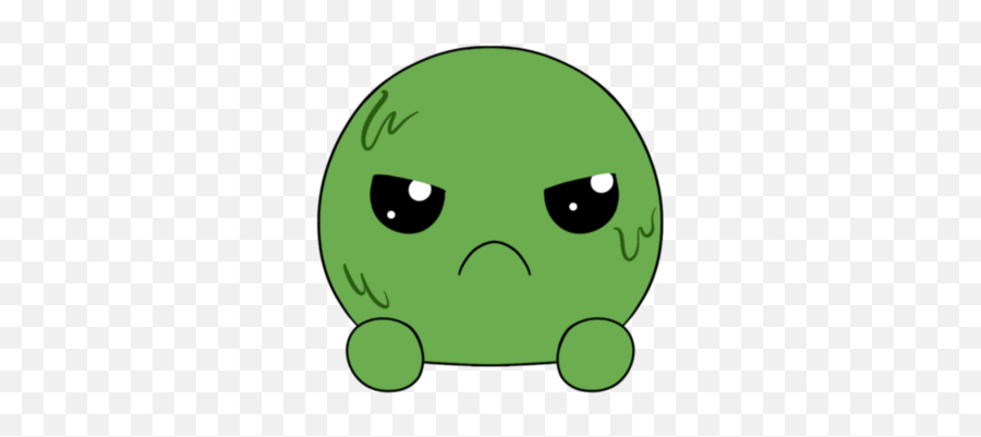 Youtooz Collectibles - Mad Slimecicle Stickie Emoji,Angry Puffed Cheeks Emoticon