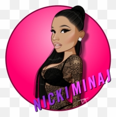 Nicki Minaj Cartoon Nicki Minaj - Nicki Minaj Clipart Emoji,Emoji Nikci Minaj