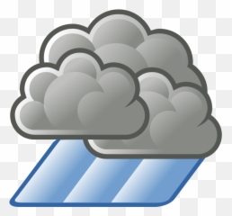 Rain Cloud Clipart - Weather Showers Emoji,Severe Weather Emoji