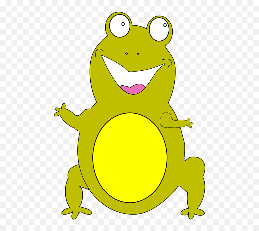 Toad Cartoon Frog - Animated Frog Clip Art Emoji,Mexican Frog Emoticon