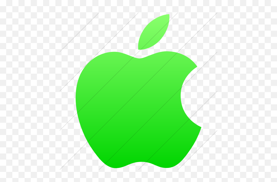 Iconsetc Simple Ios Neon Green Gradient Socialmedia Apple Emoji,Emoticon Apple Green