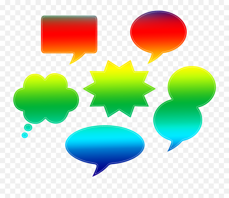 200 Free Comic Speech Bubbles U0026 Speech Illustrations - Pixabay Rainbow Bubble Speech Emoji,Thought Bubble Emoji