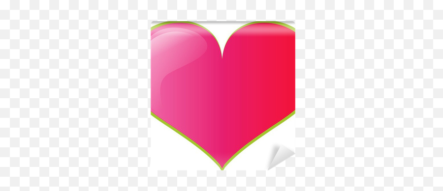 Wall Mural Pink Heart - Pixershk Emoji,Custom Heart Emojis
