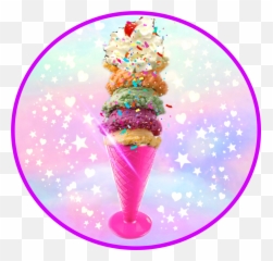 Icecream Sundae Sticker - Girly Emoji,Sundae Emoji