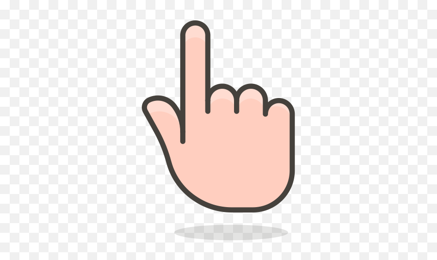 Backhand Index Pointing Up Free Icon Of 780 Free Vector Emoji - Sign Language,Hand Pointing Left Emoji