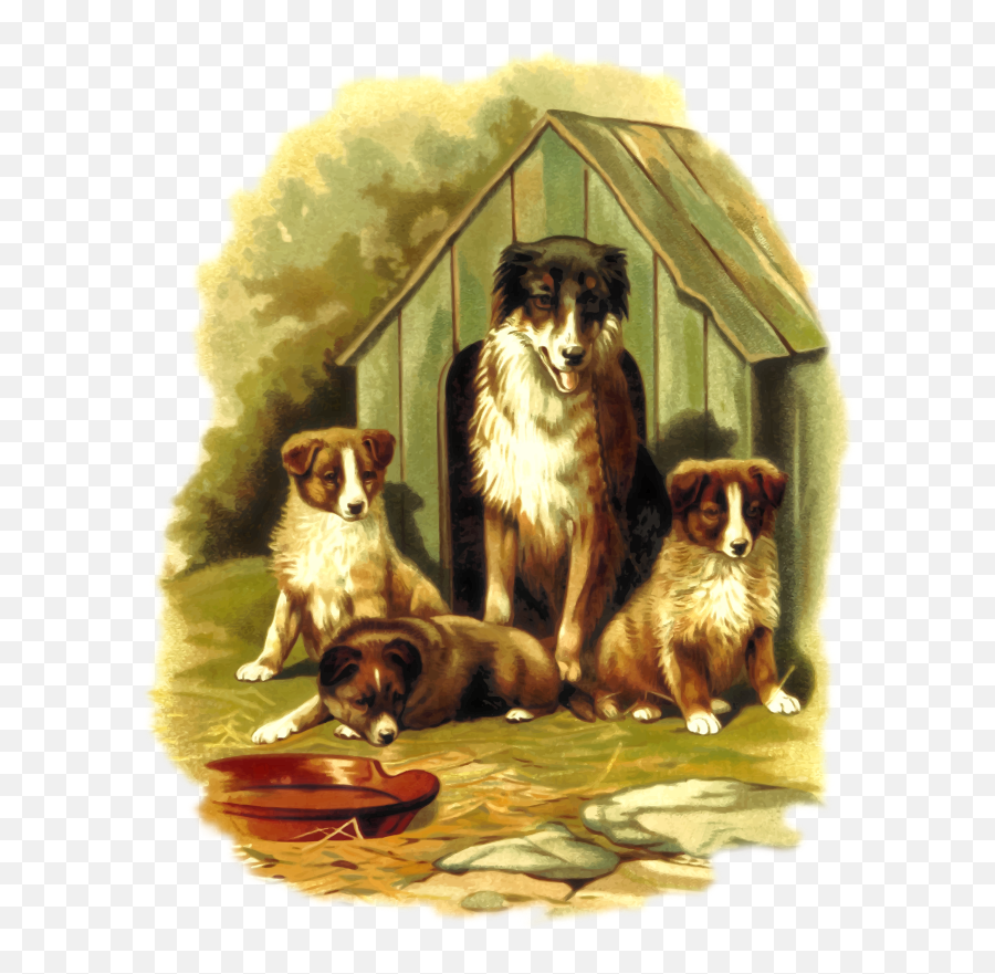 Openclipart - Clipping Culture Dogs Kennel Clipart Emoji,Border Collie Emoji