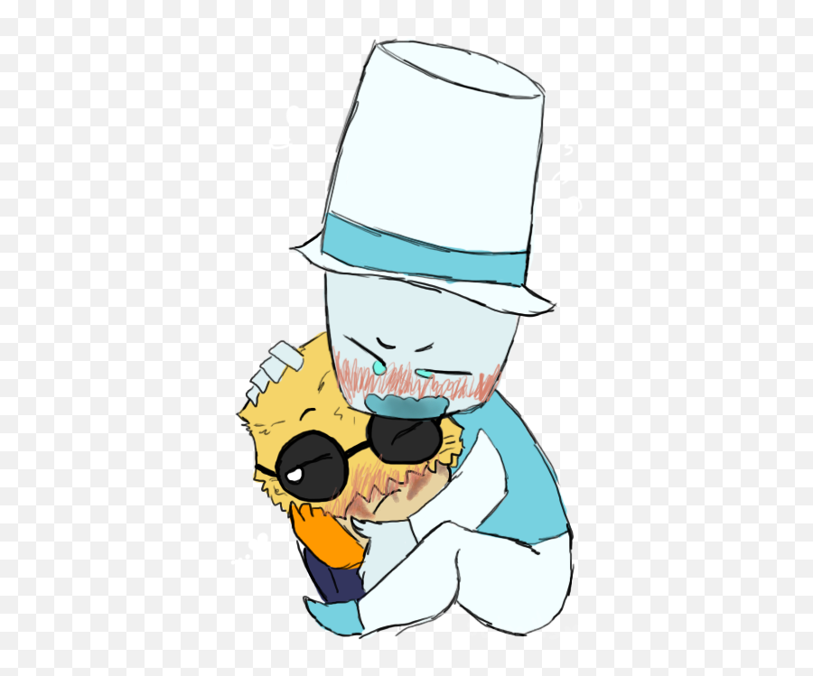 Skye Jones On Twitter Paperhat For The - Villainous Paperhat Hero Au Emoji,Showing Emotions