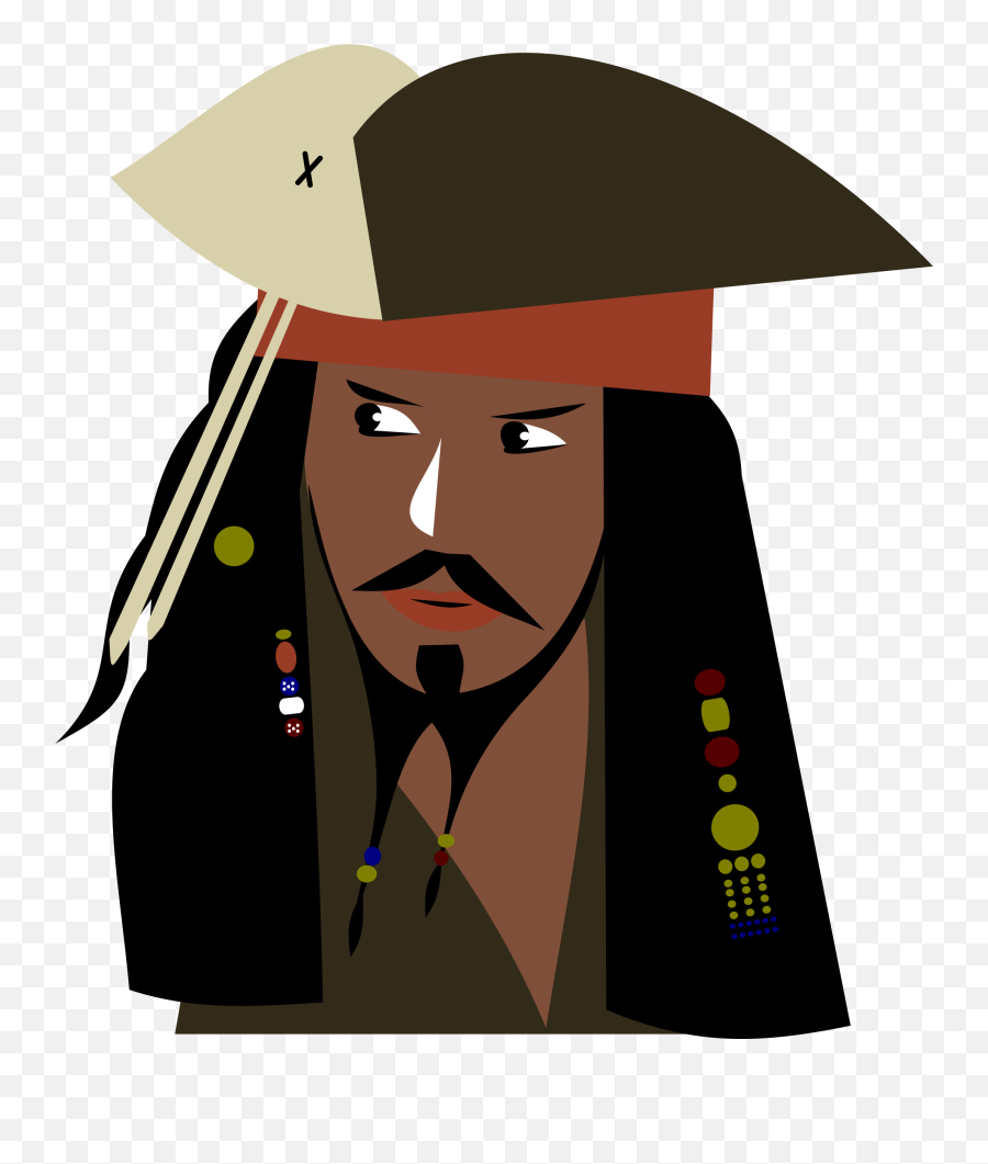 Big Image - Jack Sparrow Favicon Clipart Full Size Clipart Dessin De Jack Sparrow Chibi Emoji,Sparrow Emoji