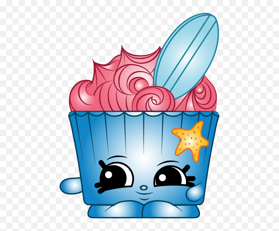 Png Free Library Waverley Cupcake A Common Shopkin Clipart - Shopkin Transparent Emoji,Emojis Cupcakes