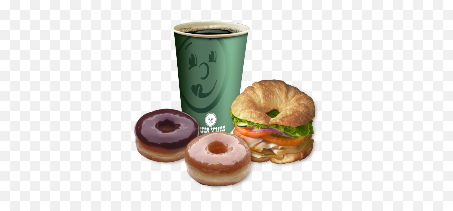 Menu - Yum Yum Donuts Emoji,Egg Coffee Donut Club Emoji