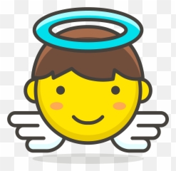 Baby Angel Emoji Clipart - Neo Classical Architecture Icon,Halo Emoji