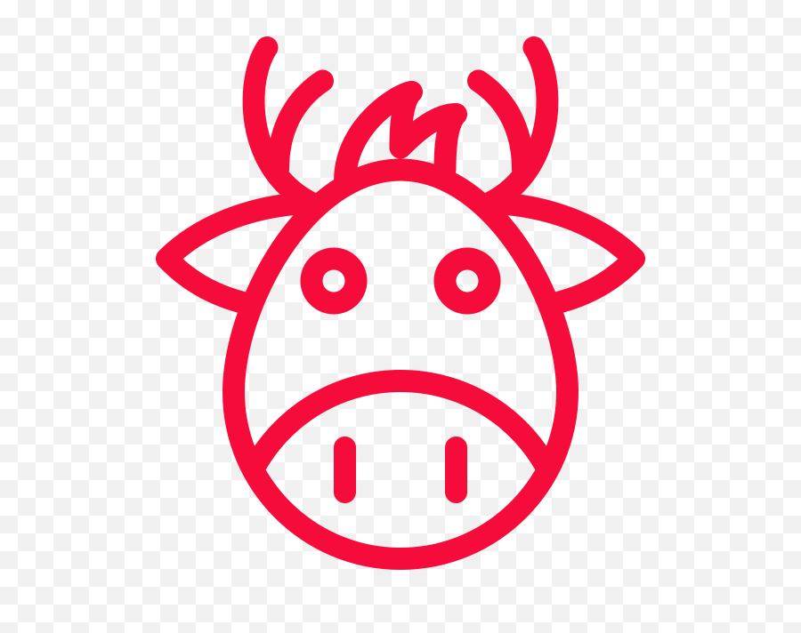 Our Reindeer - Gower Fresh Christmas Trees Dot Emoji,Merry Christmas Emoticons Free
