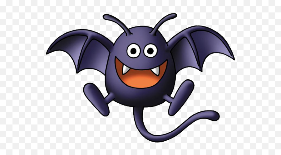 Video Game Creatures That Arent - Dragon Quest Dracky Emoji,Tonberry Emoji