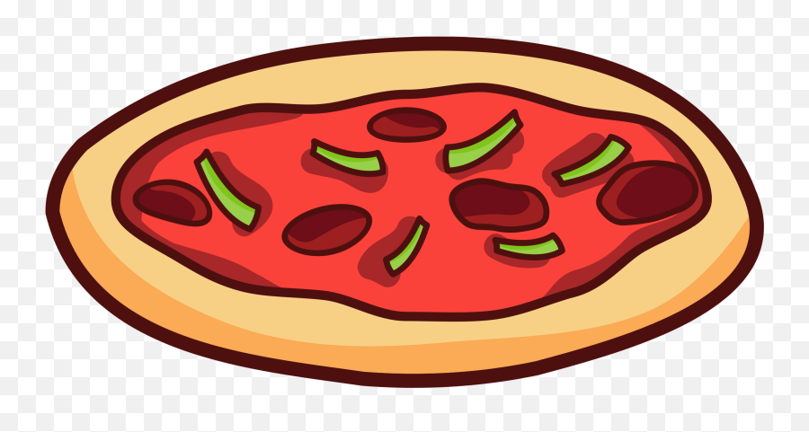 Clipart Of Pizza Pizza By And American Food - Food Kartun Pizza Emoji,Pizza Emoji Transparent
