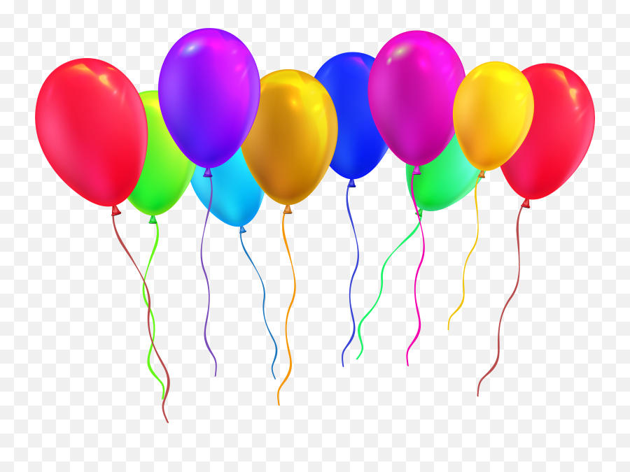 Party Balloons Png U0026 Free Party Balloonspng Transparent - Party Balloons Png Emoji,Emoji Birthday Decorations