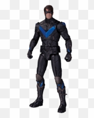 Download Hd Batman - Arkham Knight Nightwing Figure Arkham Knight Nightwing Figure Emoji,Arkham City Background Emoticon