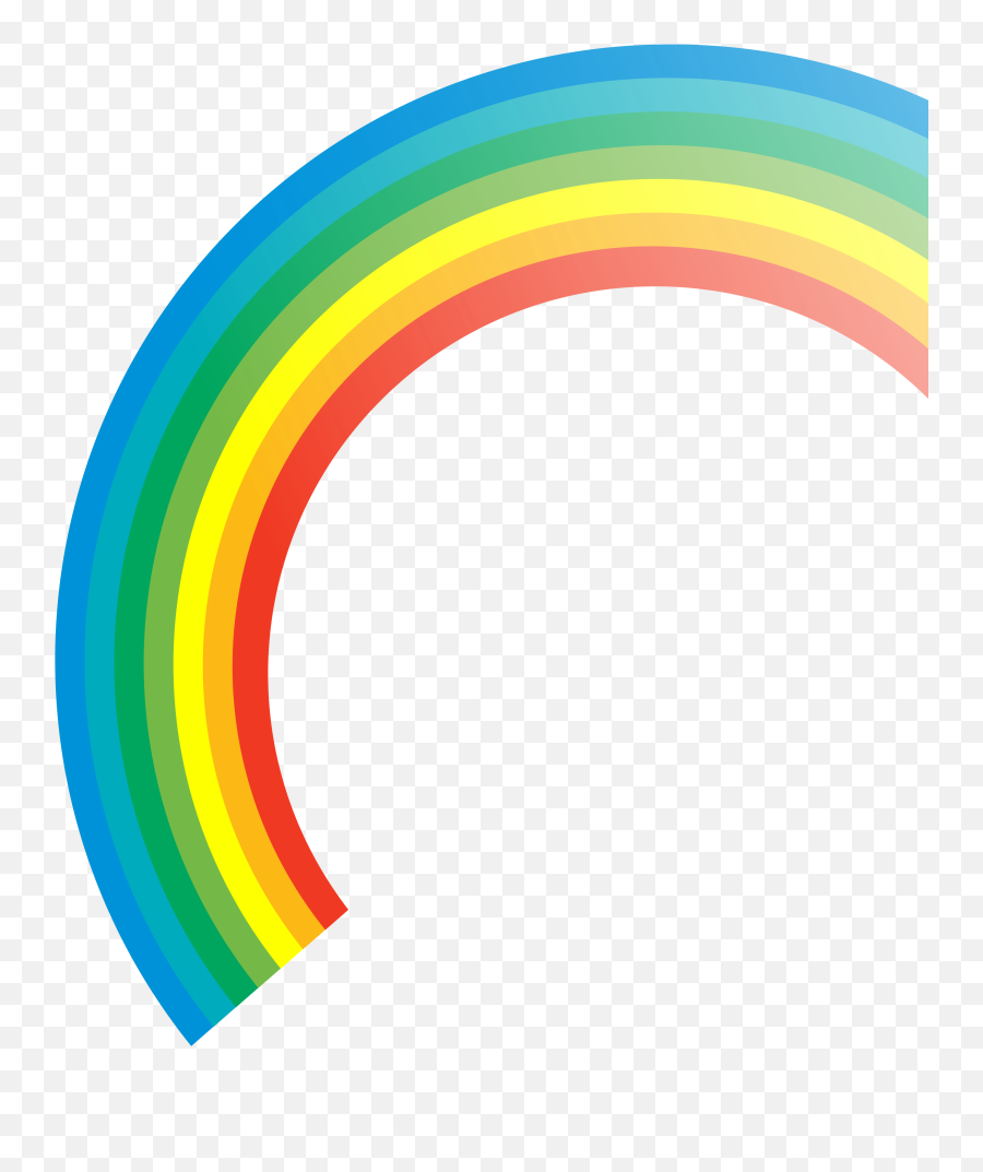 Rainbow Clip Art - Rainbows Png Download 40294563 Free Color Gradient Emoji,Rainbow Emojis Wolf