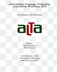 Pdf Proceedings Of The Australasian Language Technology - Vertical Emoji,Busy Beaver Emoticon
