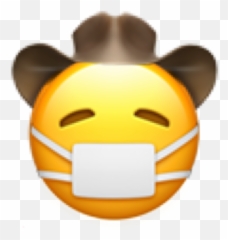 Wuhancowboy Emoji Mask Cowboyemoji - Emoji De Mascara,China Emoji