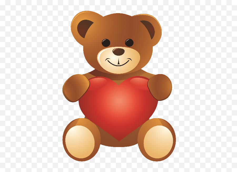 Image Result For Standing Valentineu0027s Day Teddy Bear Clipart - Teddy Bear Bear Clipart Emoji,Bear Emoji