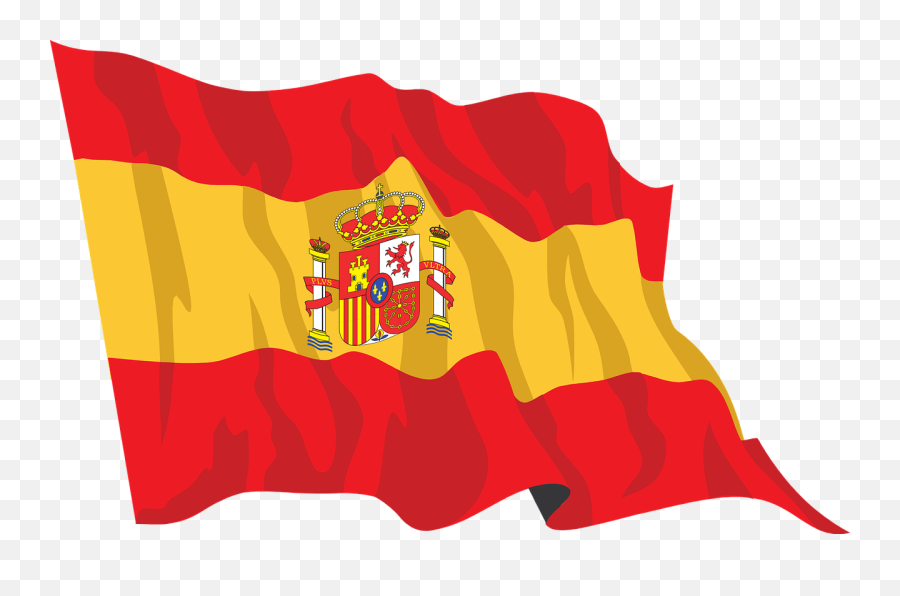 Escudo Rojo Gualda - Spain Flag Clipart Transparent Emoji,Emoji Bandera Espa?a