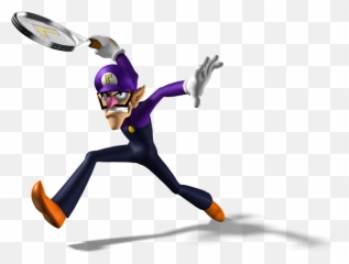 Waluigi Mpt Artwork - Mario Power Tennis Waluigi Emoji,Waluigi Emoji