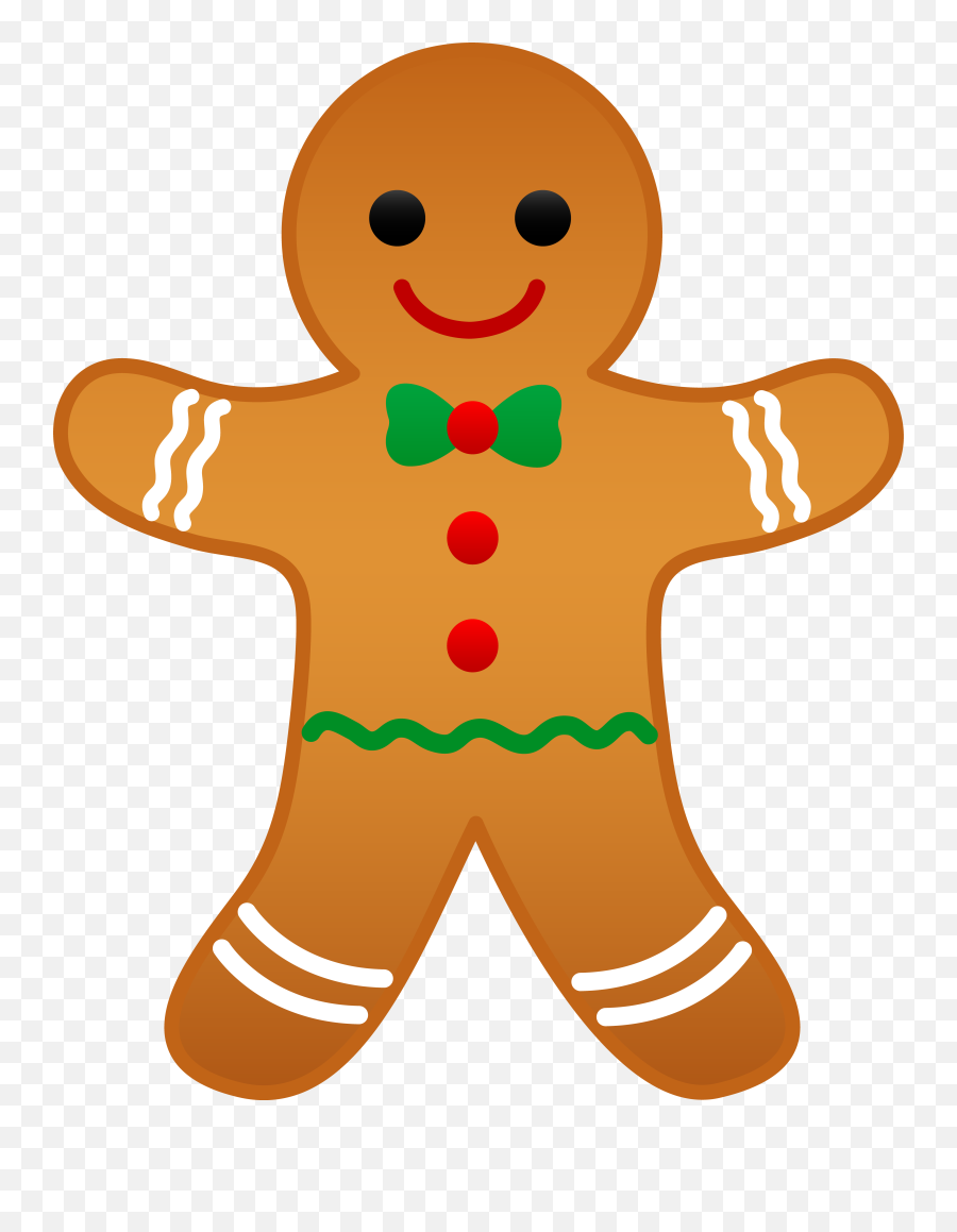 Animated Clip Art Christmas Clipart Image 1 - Clipartix Cartoon Gingerbread Man Clipart Emoji,Animated Christmas Emojis