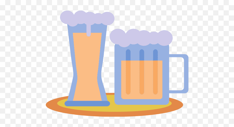 Isolated Beer Glass Icon Flat Design Emoji,Facebook Messenger Beer Cheers Emoticon