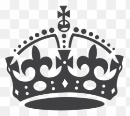 Britain Crown Silhouette Transparent - Keep Calm Crown Vector Emoji,Emoji For British Queen