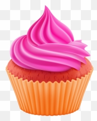 Cupcake Chocolate Brownie Ganache Torte Vanilla - Cupcake Cupcake Png Emoji,Emoji Number Cupcake