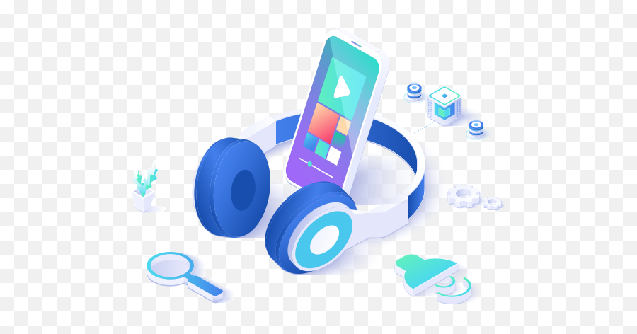 Garanti Bbva Ir - Music Streaming Illustration Emoji,Emotion Kayas