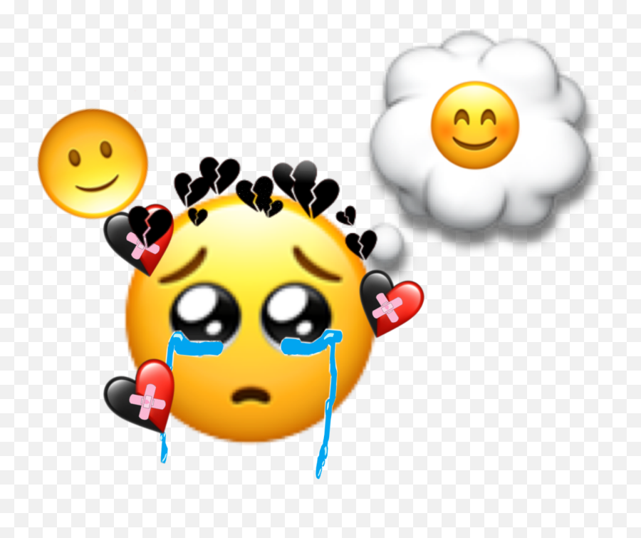 Sad Emoji Emojis Sademoji Sticker - Happy,Girly Emojis