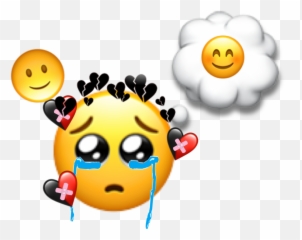 Sad Emoji Emojis Sademoji Sticker - Happy,Girly Emojis