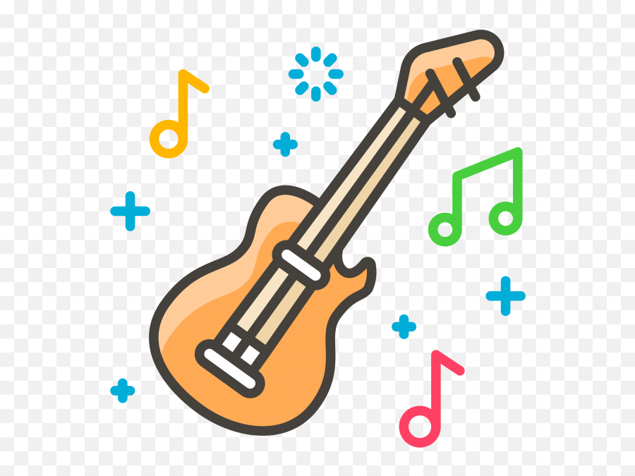 Guitar Emoji Icon Png Transparent Emoji - Language,Guitar Emoji Png