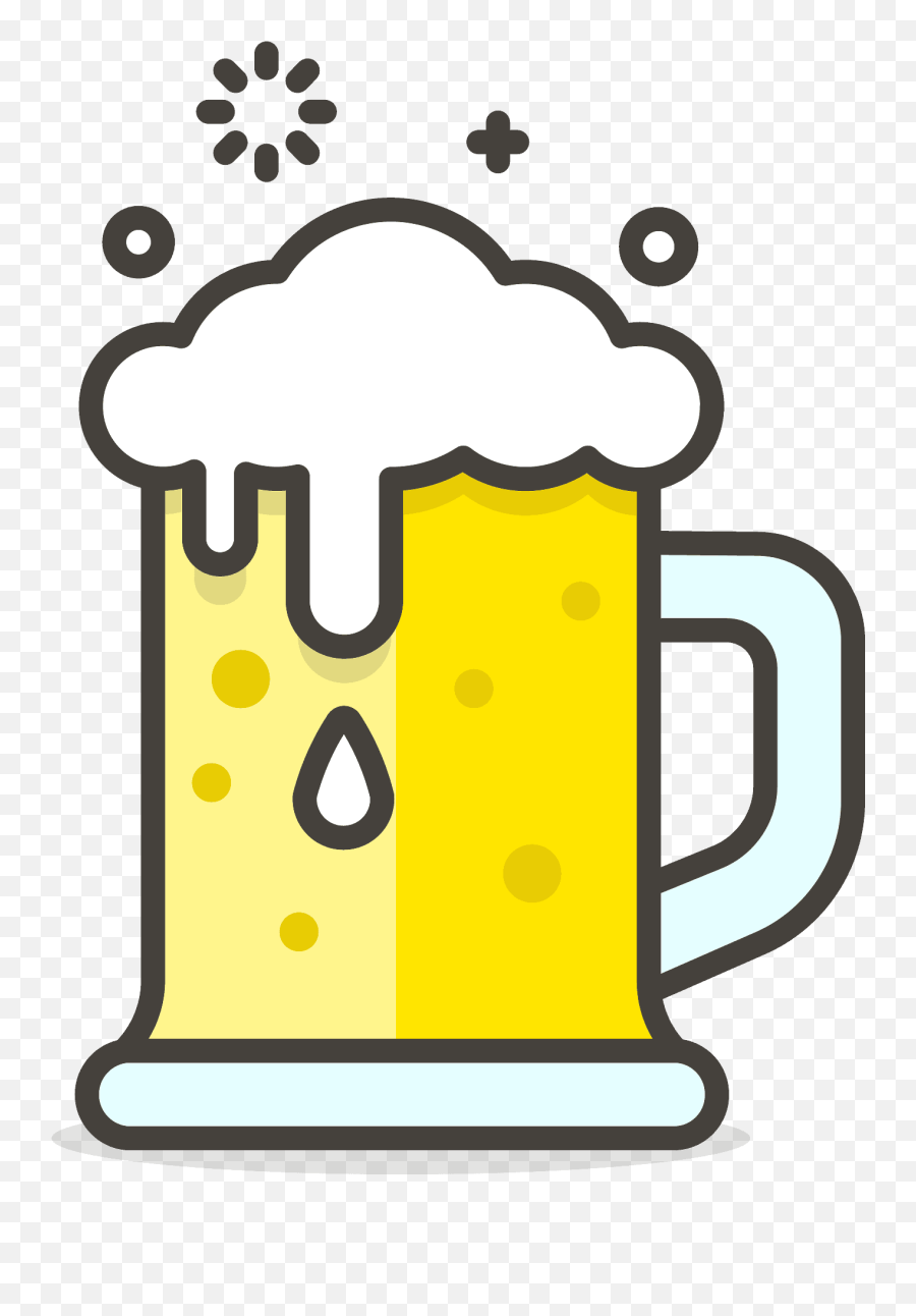 Beer Mug Emoji Clipart - Beer Mug Icon,Beer Emoji