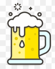 Beer Mug Emoji Clipart - Beer Mug Icon,Beer Emoji