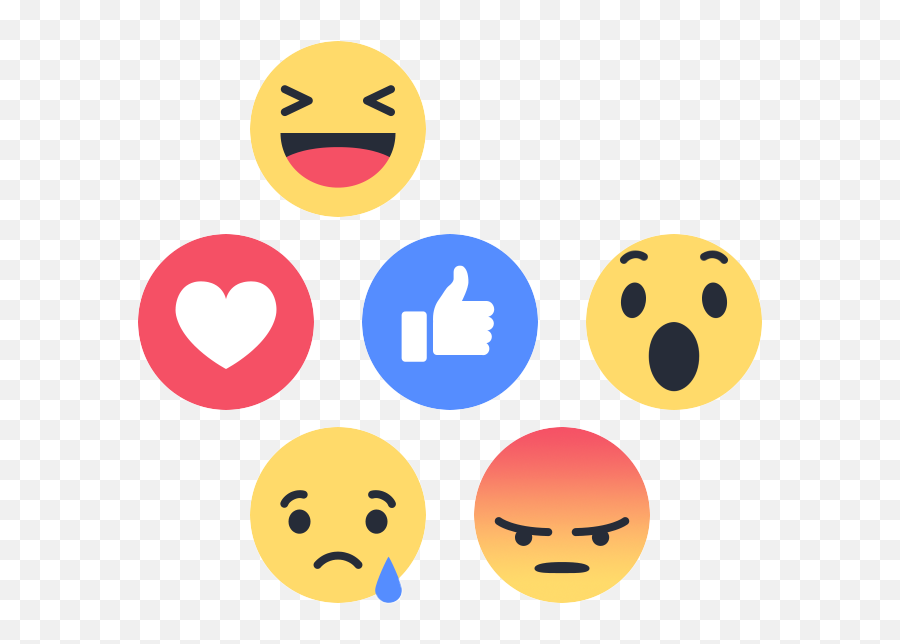 Reacciones De Facebook Png - Facebook Like Buttons Png Emoji,Facebook Halloween Emoticon Codes