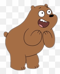 Webarebears Grizzly Sticker - Transparent We Bare Bears Grizzly Emoji,We Bare Bears Emoji