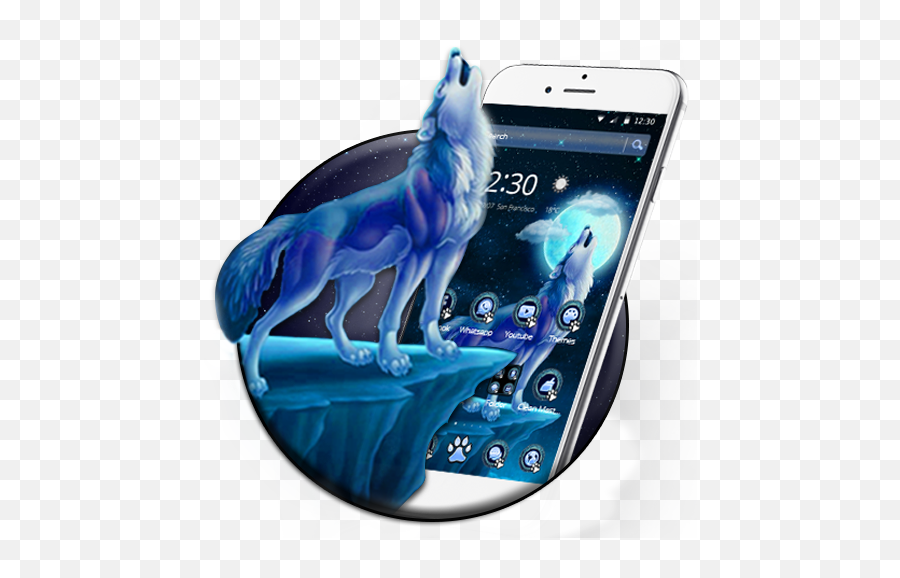 Amazoncom Wicked Howl Wolf Theme 2d Appstore For Android - Mobile Phone Case Emoji,Emoji Keyboard For Galaxy S7