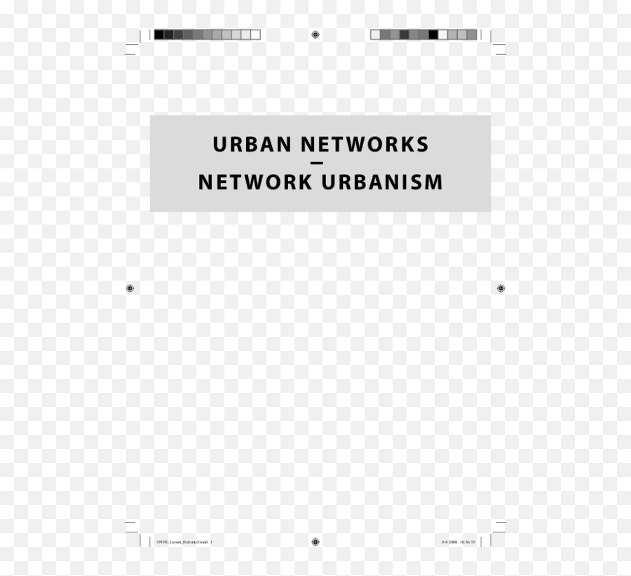 Pdf Urban Networks - Network Urbanism Jeroen Van Schaick Dot Emoji,Azimut Creating Emotions