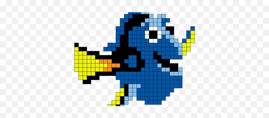 Dory Projects Photos Videos Logos Illustrations And - Pixel Art Dory Emoji,Finding Nemo Emoticons
