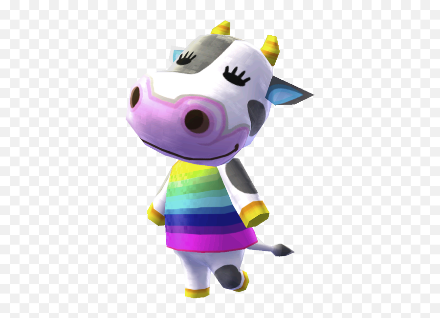 Cow Animal Crossing Characters Animal Crossing Wild World - Animal Crossing Cow Emoji,Animal Crossing New Leaf Emotions