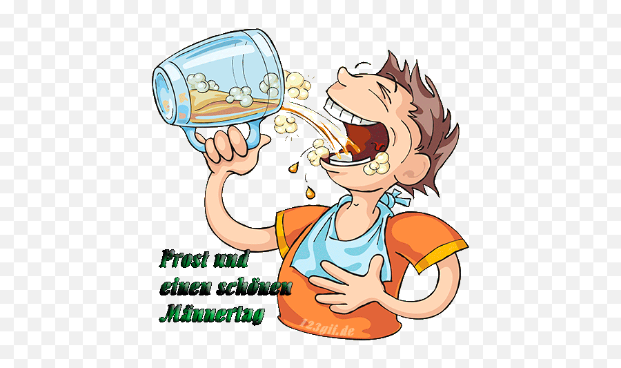Kostenlose Vatertag Bilder Gifs - Drink Plenty Of Water Cartoon Emoji,Emoticons Beweglich Whatsapp