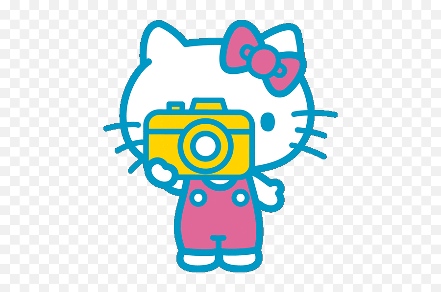 Via Giphy - Hello Kitty Emoji,Hello Kitty Emoticons For Android