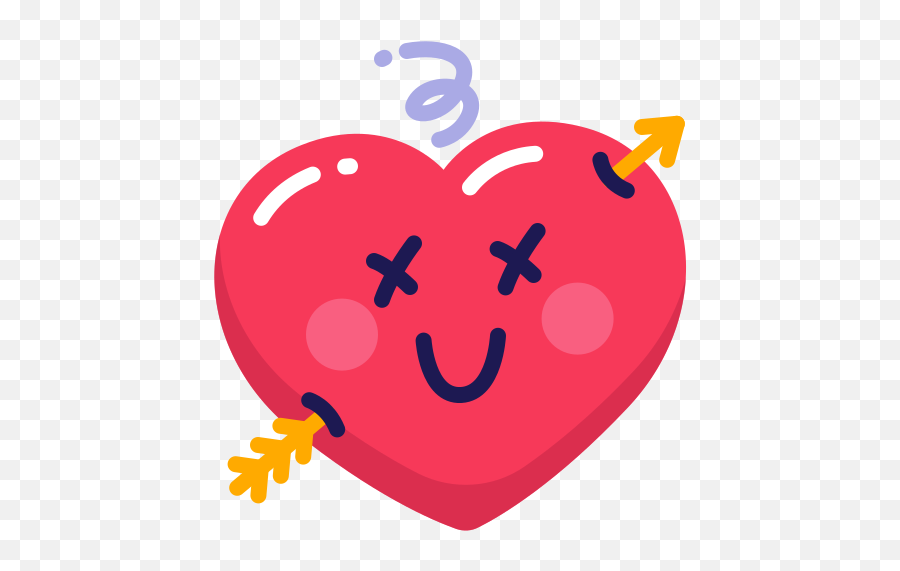 Heart Arrow Love Emoji Emo Free Icon Of Mrvalentine - Happy,Love Emoji