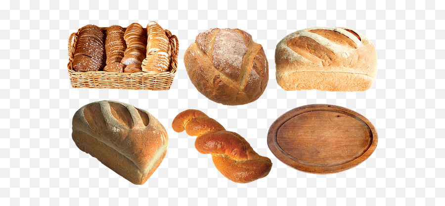 Bread Loaf Baguette Muffin - Types Of Bread In France Emoji,Cutsey Girl Emojis