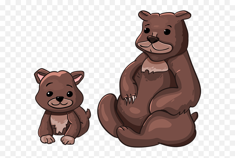 Free Bear Vector Emoji,Cartoon Bear Emotions